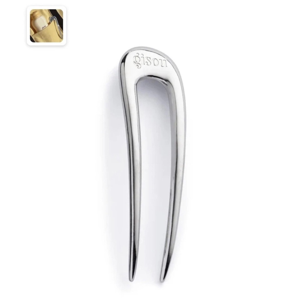 NEW Gisou Metal Hair Pin Silver Limited Edition AUTHENTIC